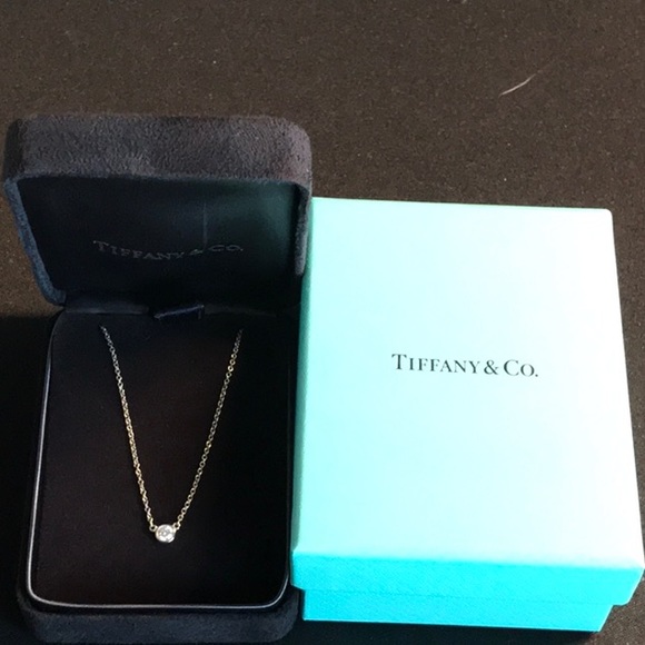 Tiffany & Co. Diamonds by the Yard® Single Diamond Pendantin Platinum